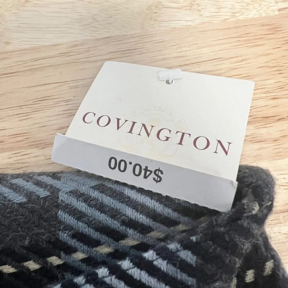 Covington Women’s Plaid Skirt Wool Blend Multicolor Size 14 New Zip